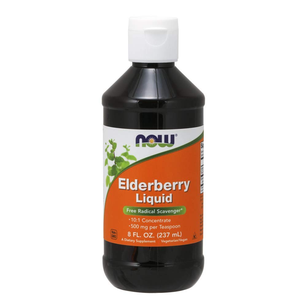 Herbal Supplement 16 Fl Oz Elderberry Concentrate 500Mg Per Teaspoon 1 Pack