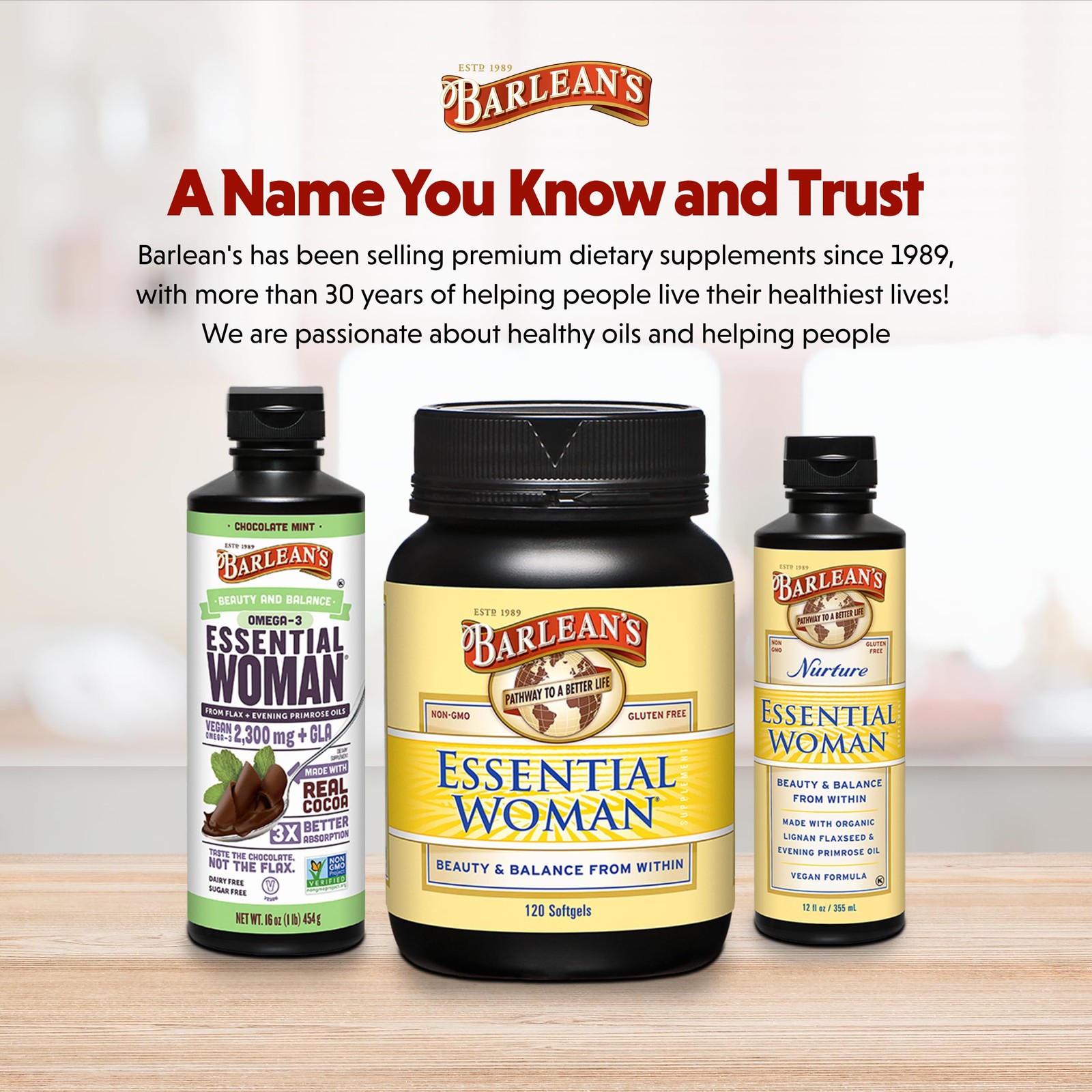 Women�s Omega 3 6 9 Liquid Supplement Chocolate Mint 16oz Hair Skin