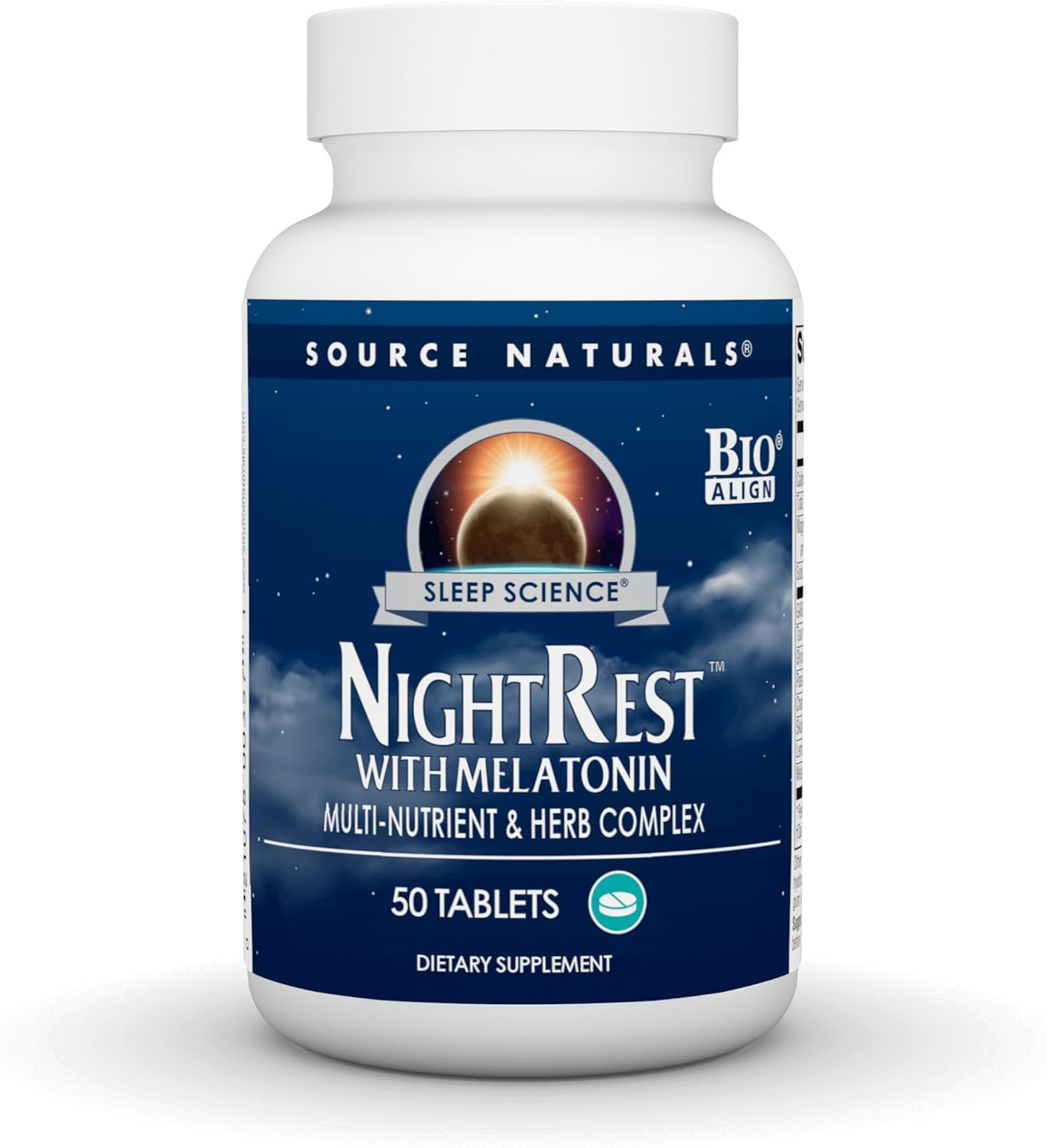 Source Naturals Sleep Science Nightrest with Melatonin, Multi-Nutrient & Herb Co