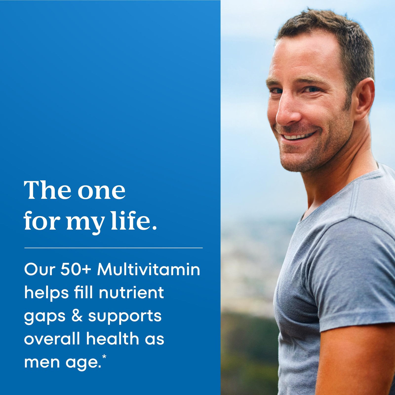Men’s 50+ Multivitamins, Supplement with A, C, D, E and Zinc for Immune Healt…