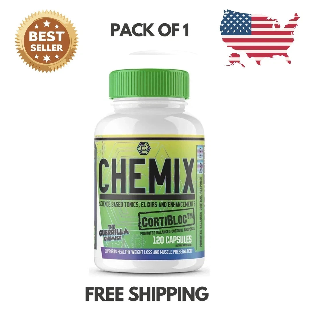 Chemix Cortibloc 120 Capsules Daily Balance Free Shipping