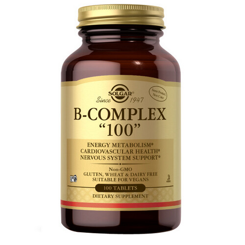 B-Complex 100 Tabs by Solgar