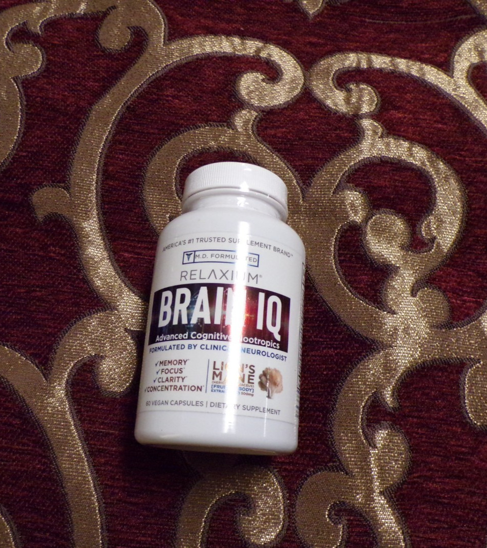 NEW SEALED RELAXIUM BRAIN IQ SUPPLEMENT 30 DAY SUPPLY LION’S MANE