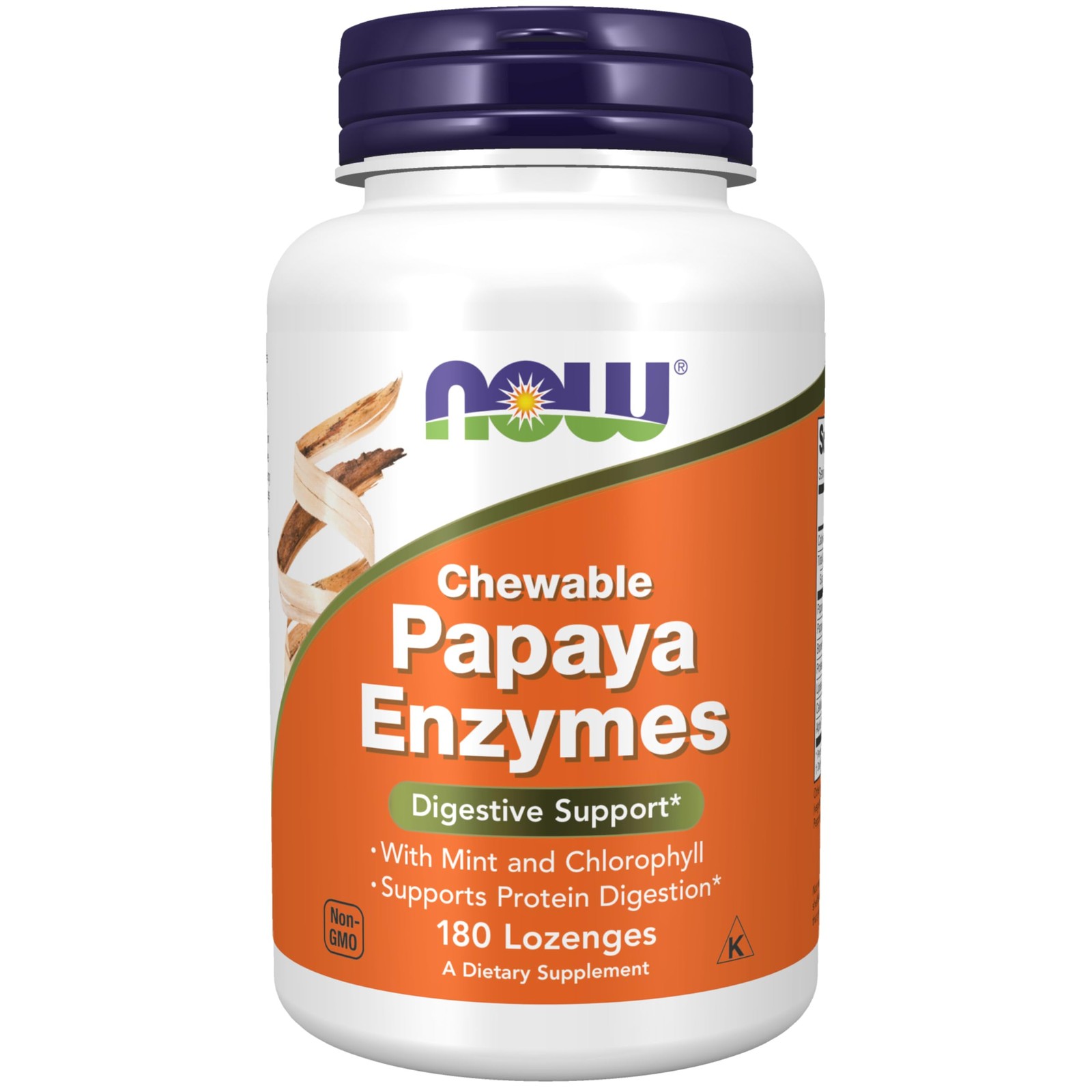 Now Foods – Chewable Papaya Enzymes, 180 180 Count (Pack of 1), No Color