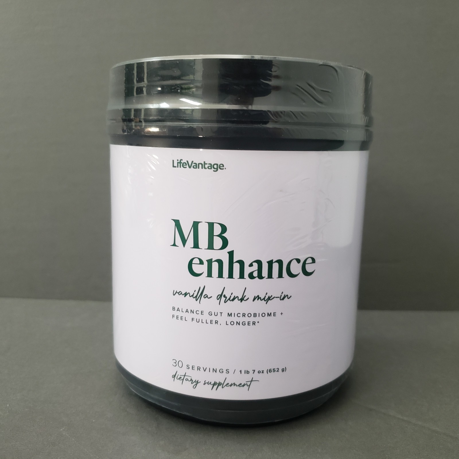 LifeVantage MB Enhance Vanilla Drink Mix-In 90-day Supply Exp 12/26 NEW *SEALED*