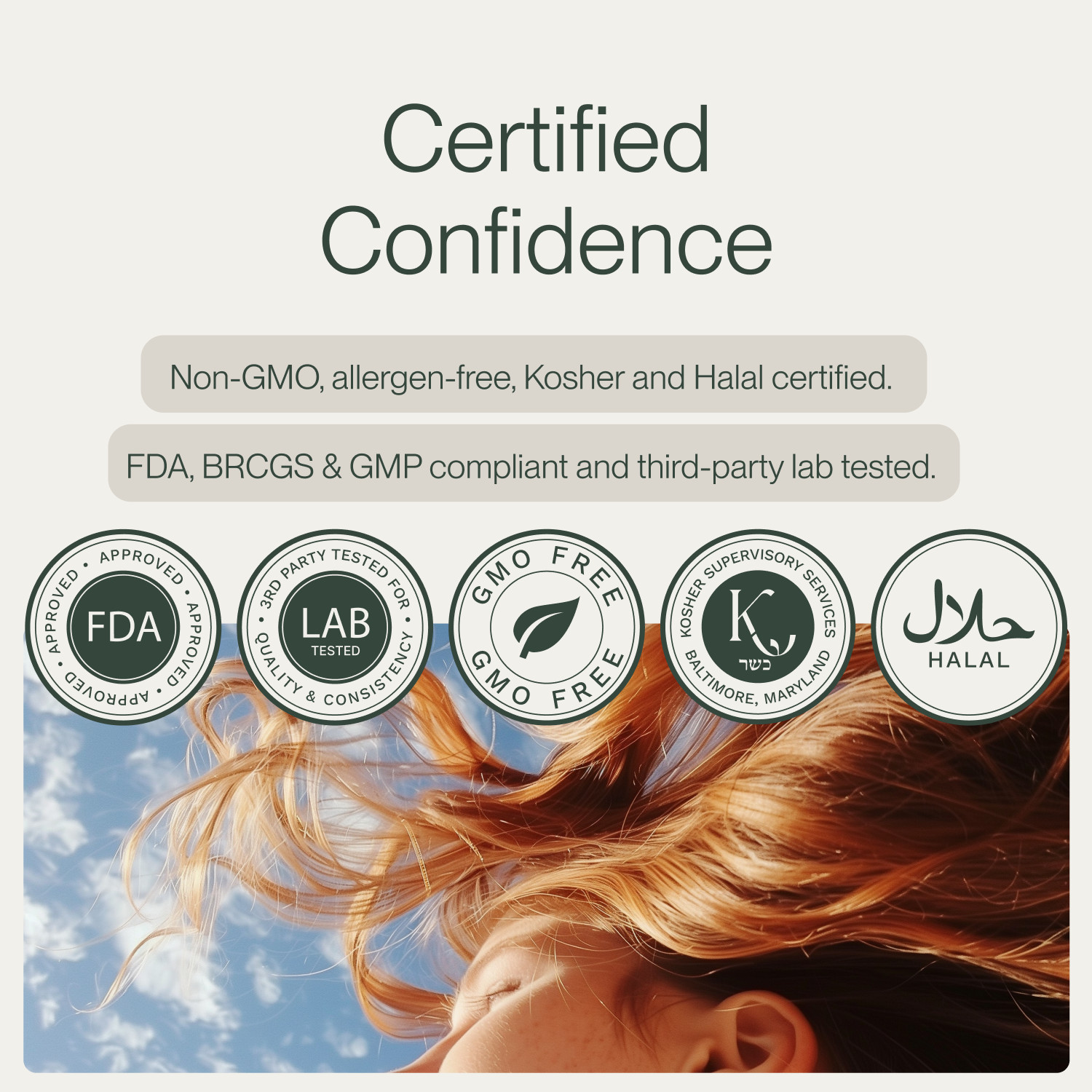 Grass-Fed Collagen Peptides Powder Hydrolyzed Type I III Hair Skin Joint 16oz