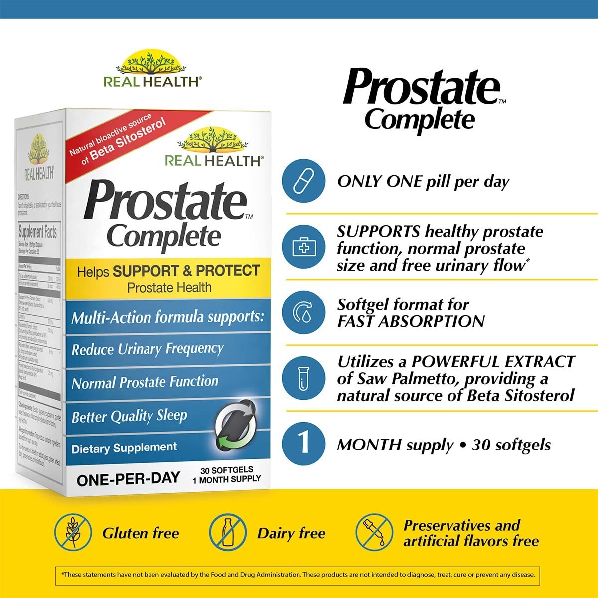 Prostate Health Supplements for Men – Saw Palmetto, Lycopene, Urinary Support, 3