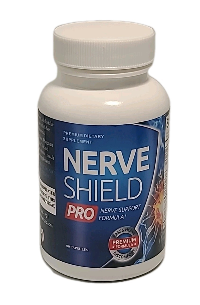 Nerve Shield Pro Advanced New Formula for Neuropathy• 90 CAPSULES • EXP : 12/27