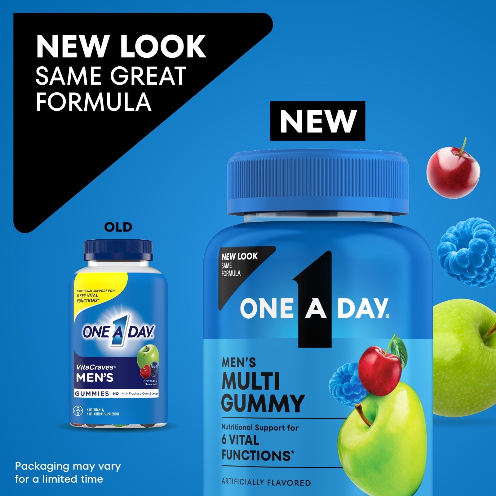 One A Day MEN’S VitaCraves 80 GUMMIES MULTIVITAMIN / MINERAL SUPPLEMENT Adult