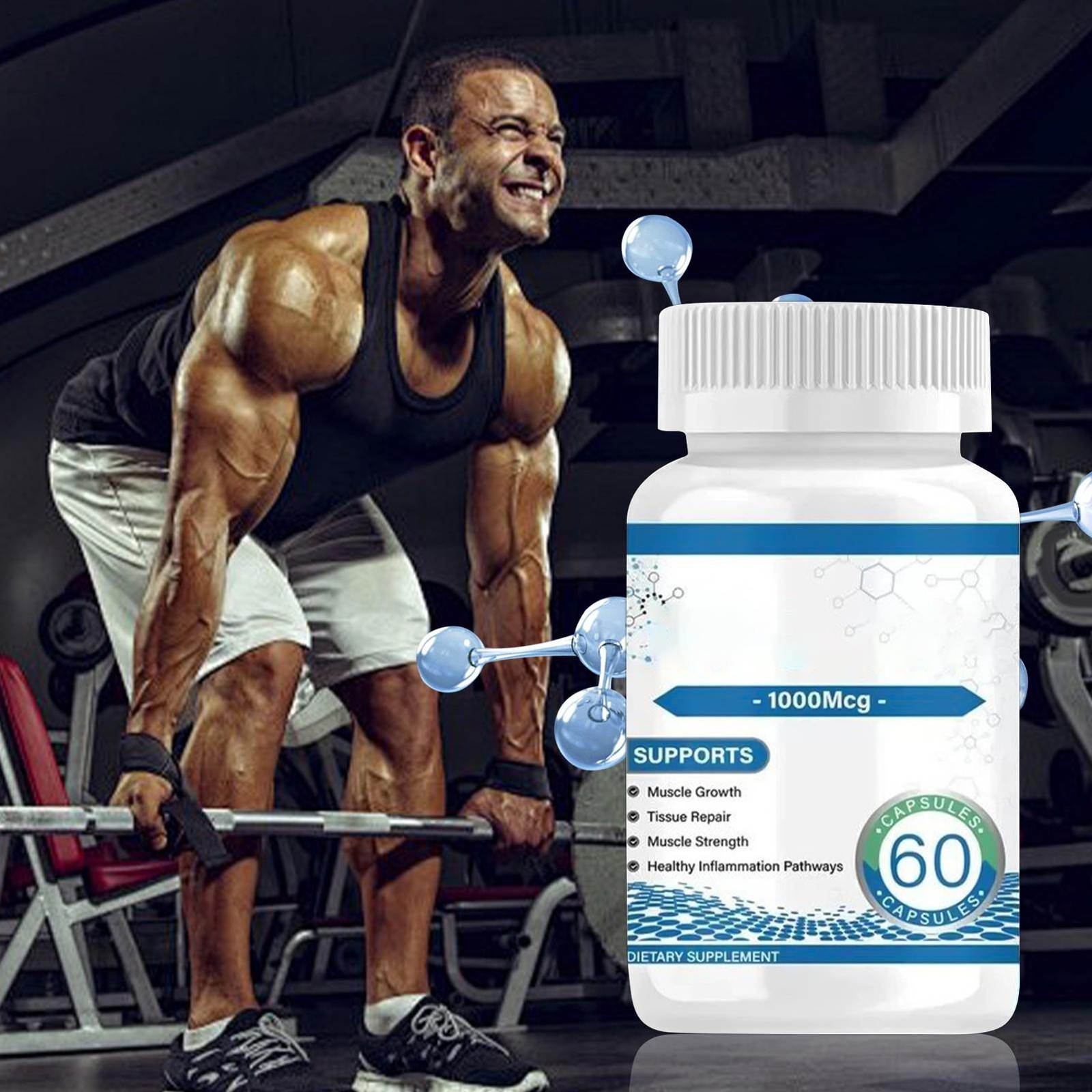 Sports Mcg 1000 Collagen 60 Count B|157Peptides Health Muscle Recovery Supply