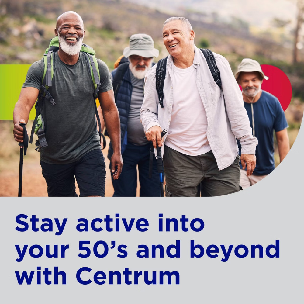 Centrum Silver Men 50+ Multivitamin Dietary Supplement Tablets