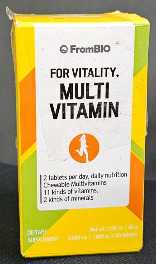 FromBIO Women’s Multivitamin Supplement 60ct 13 Vitamins 7 Minerals