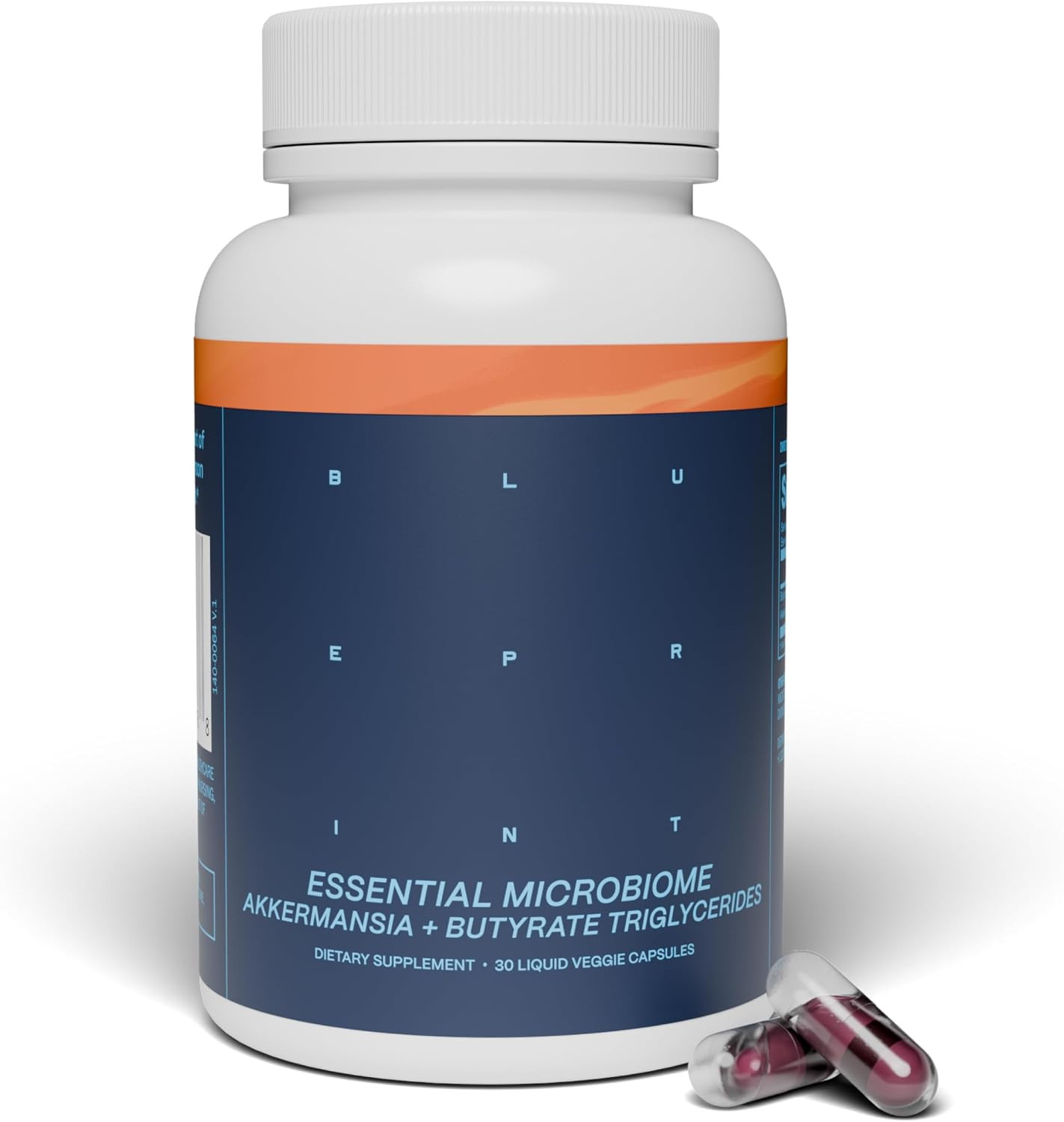 Blueprint by Bryan Johnson Essential Microbiome Capsules, Digestive & Gut Health