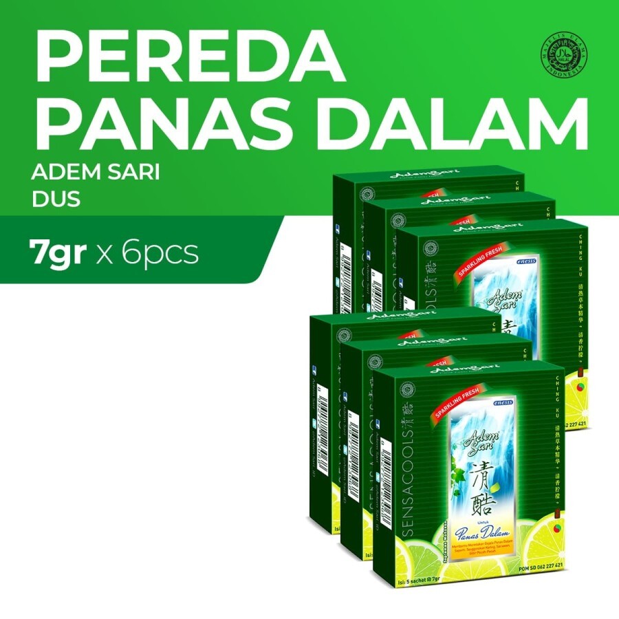 ADEM SARI SENSACOOLS CHING KU ANTIOXIDANT 6 PACK FREE SHIPPING US FREE TAX