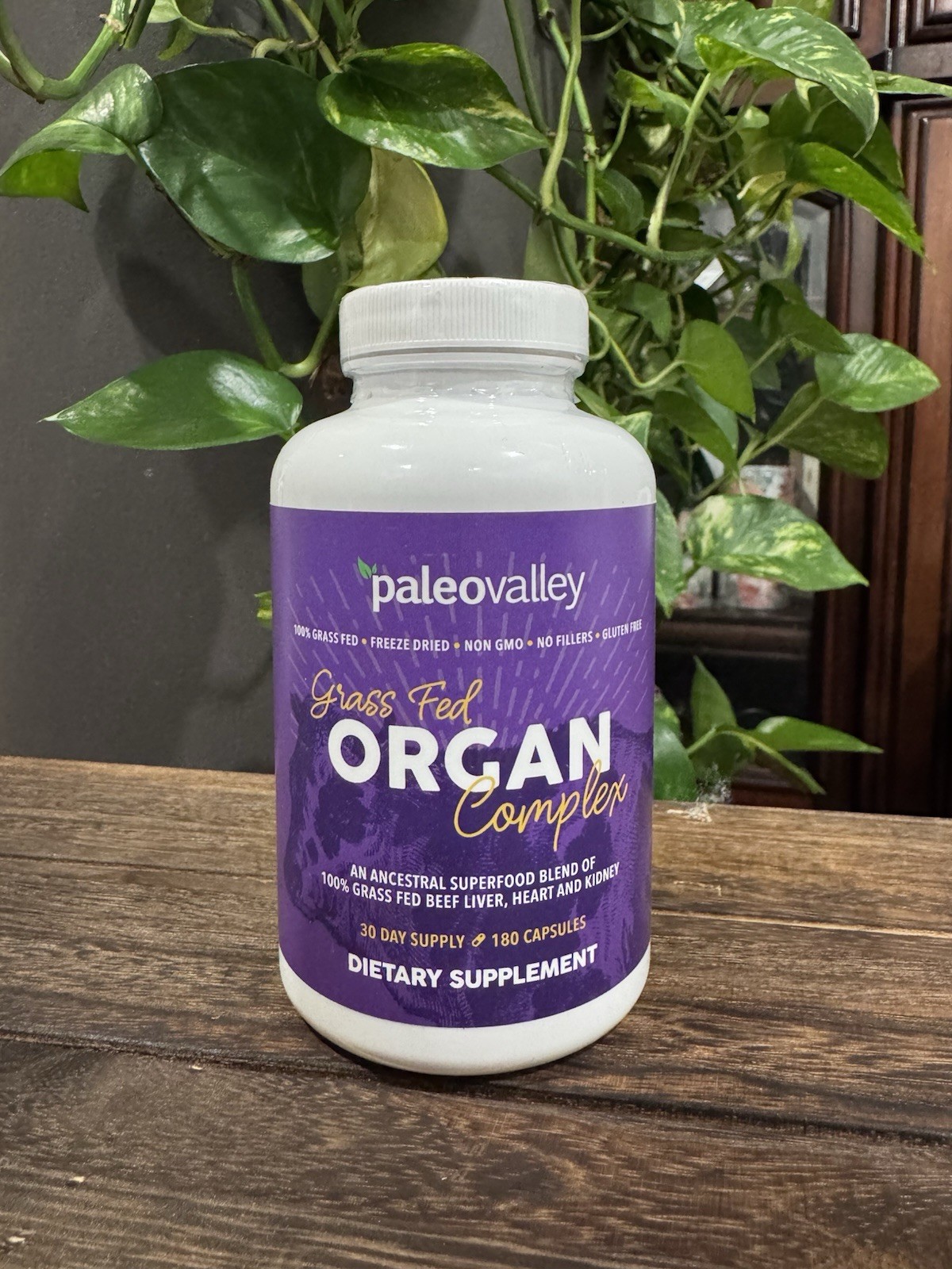 Paleovalley Grass Fed Organ Complex 180 Capsules , 30 Day Supply