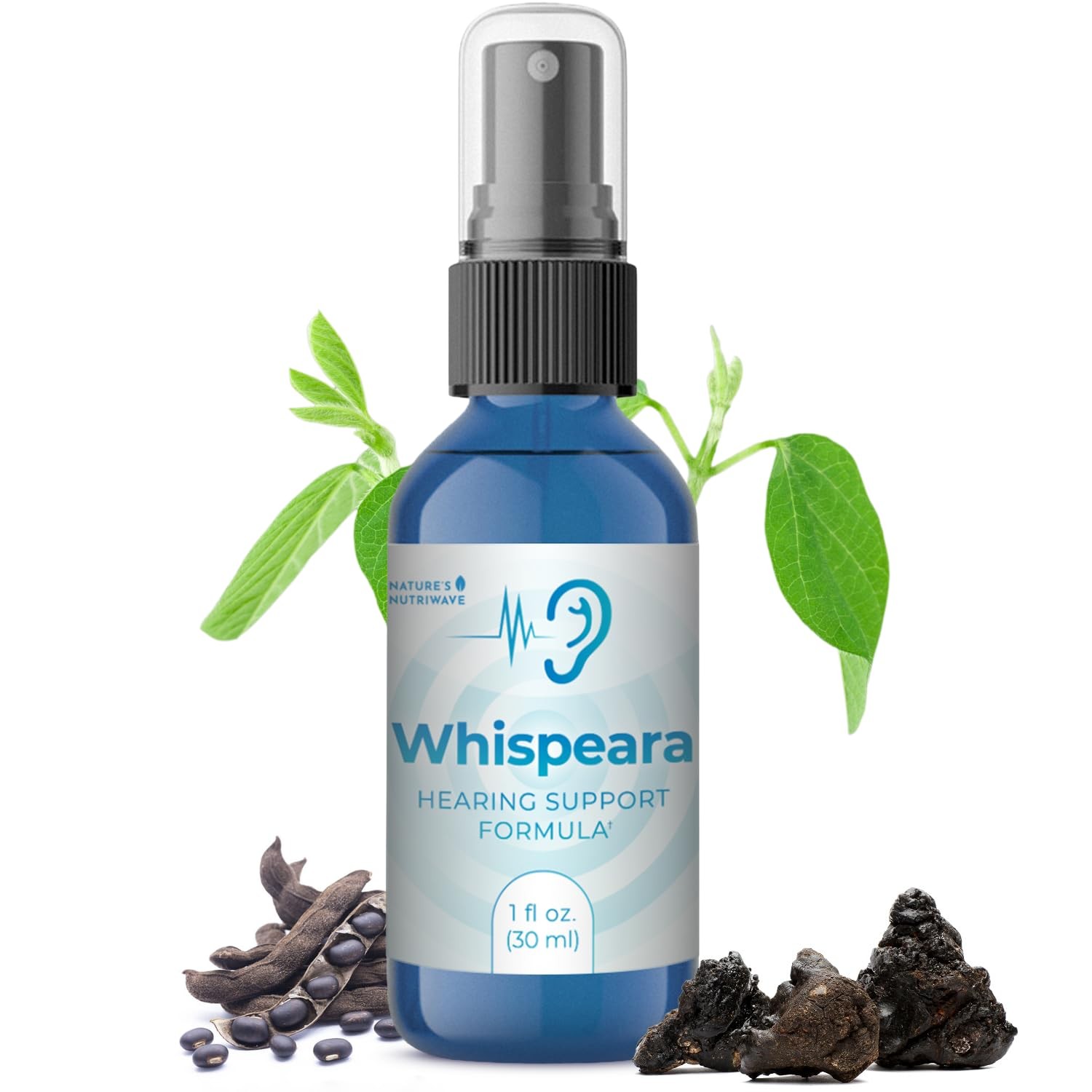 Nature’s NutriWave Whispeara – Plant-Based Spray with GABA, Amino Acids &