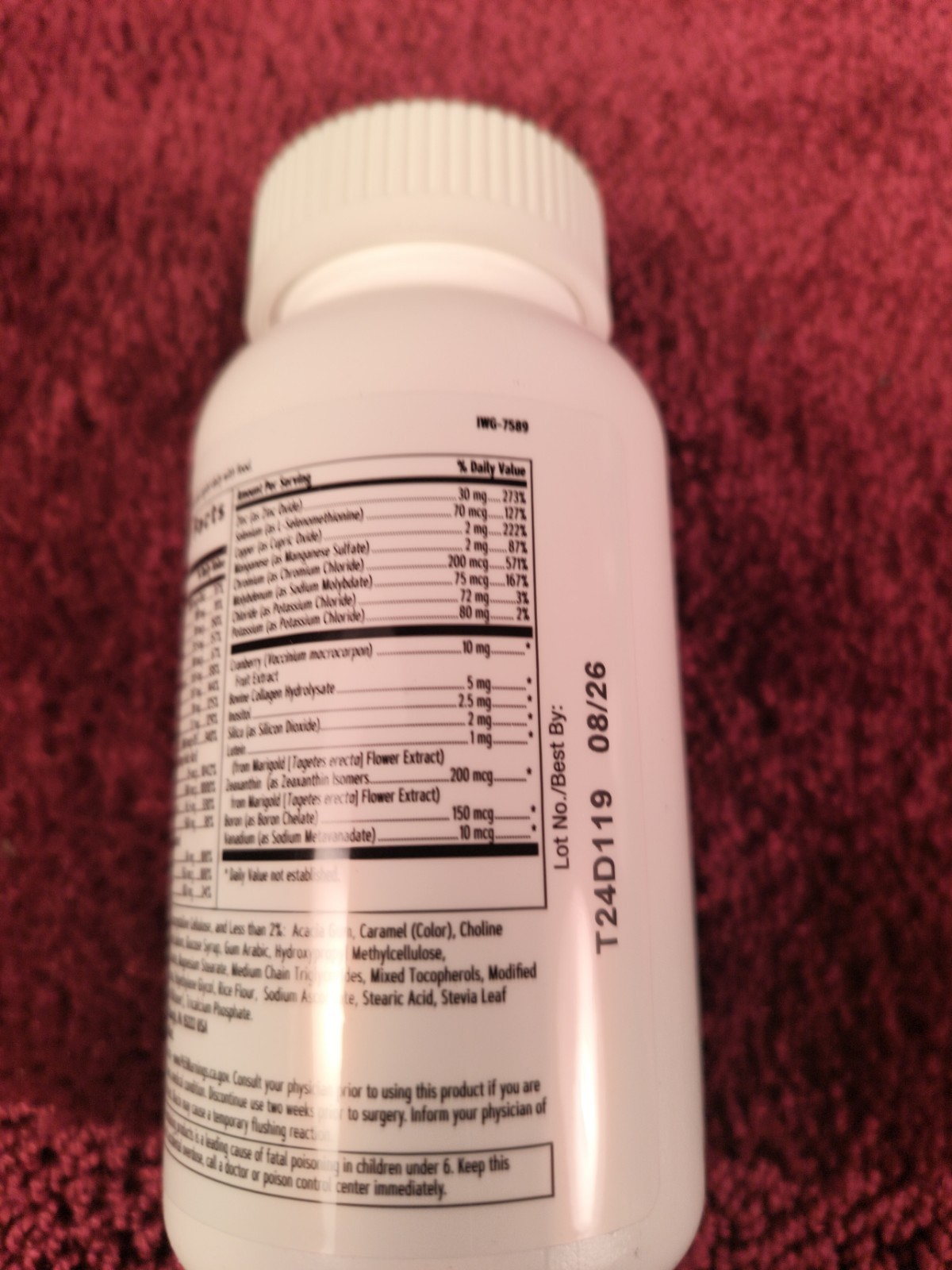 4X GNC Women’s One Daily Multivitamin Essentials 60 Caplets EXP 8/26 4 bottles