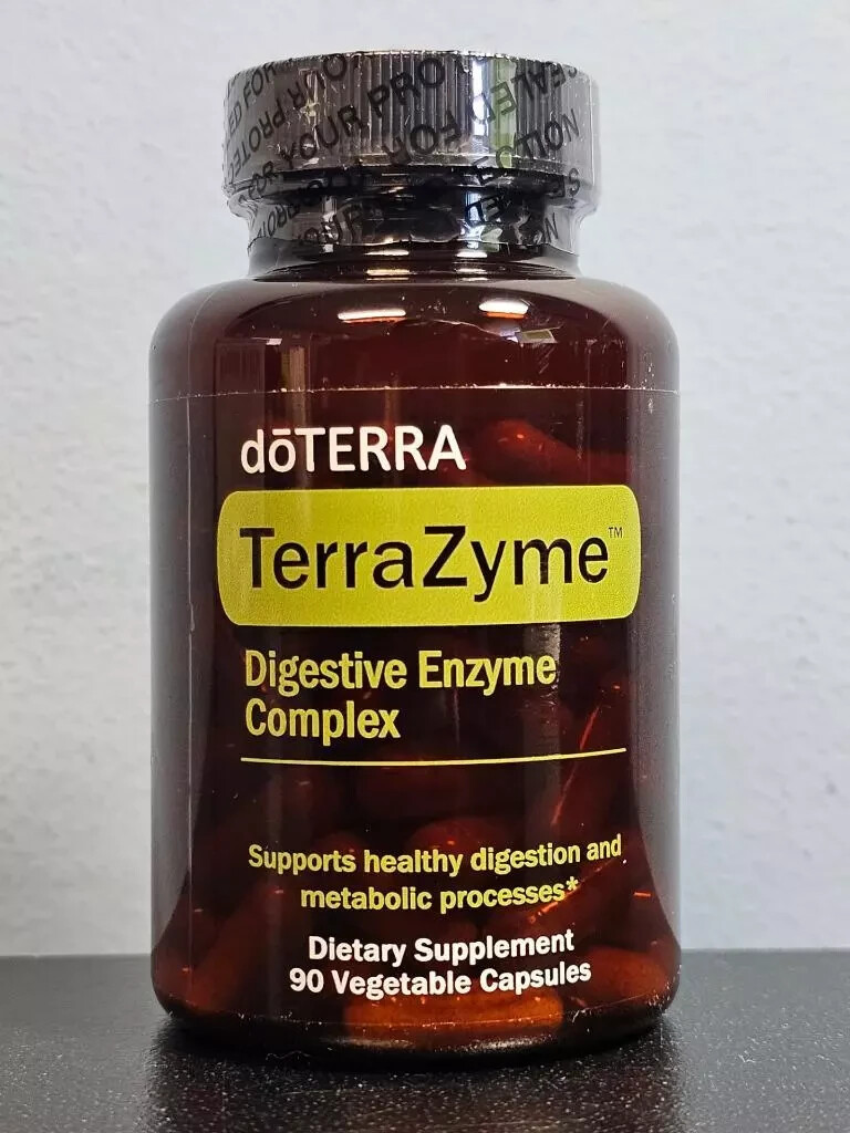 doTERRA TerraZyme Digestive Enzyme Complex 90 Capsules Exp 4/2026 – New/Sealed!