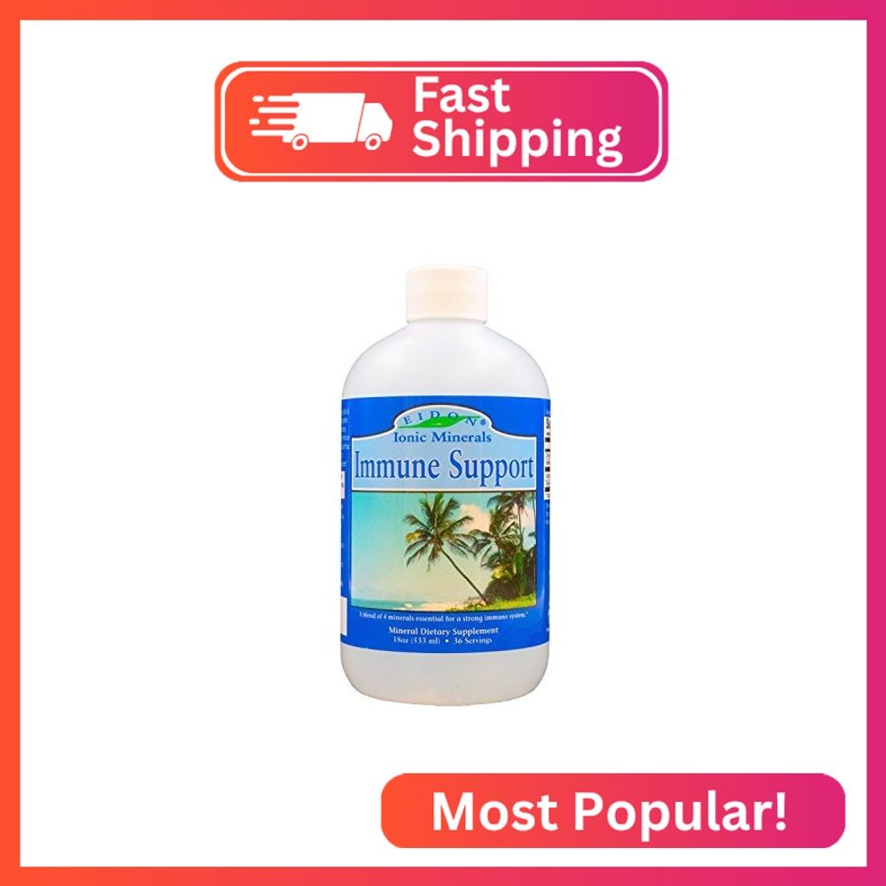 Eidon Ionic Minerals – Immune Support Supplement Liquid Concentrate – 18 oz