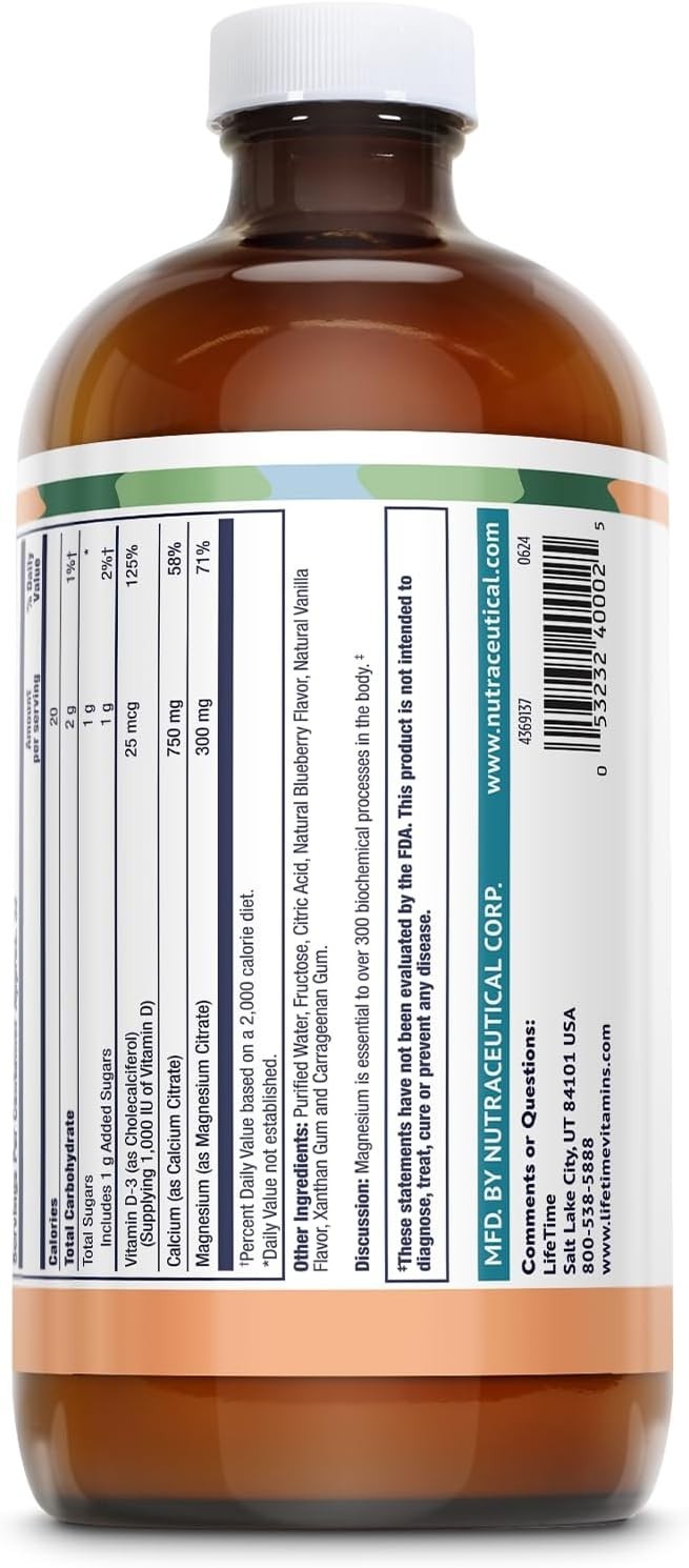 Lifetime Bone Support – High Potency Blueberry 16 fl.oz Different Packs