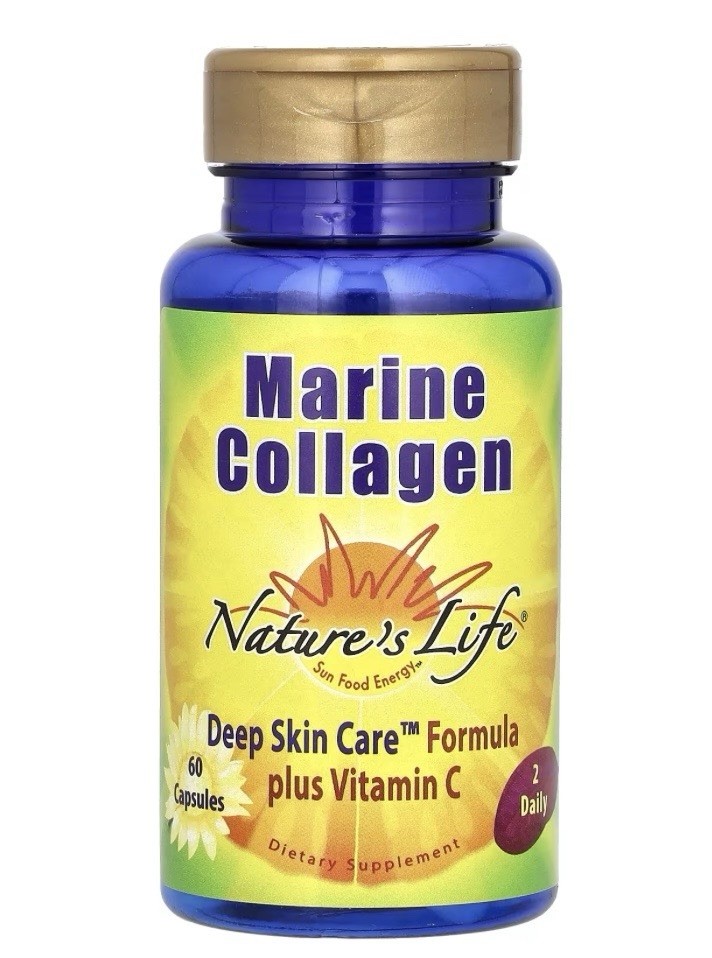 Nature’s Life Marine 🌊 Collagen – Skin/ Hair/ Nails Formula 60 Capsules NEW