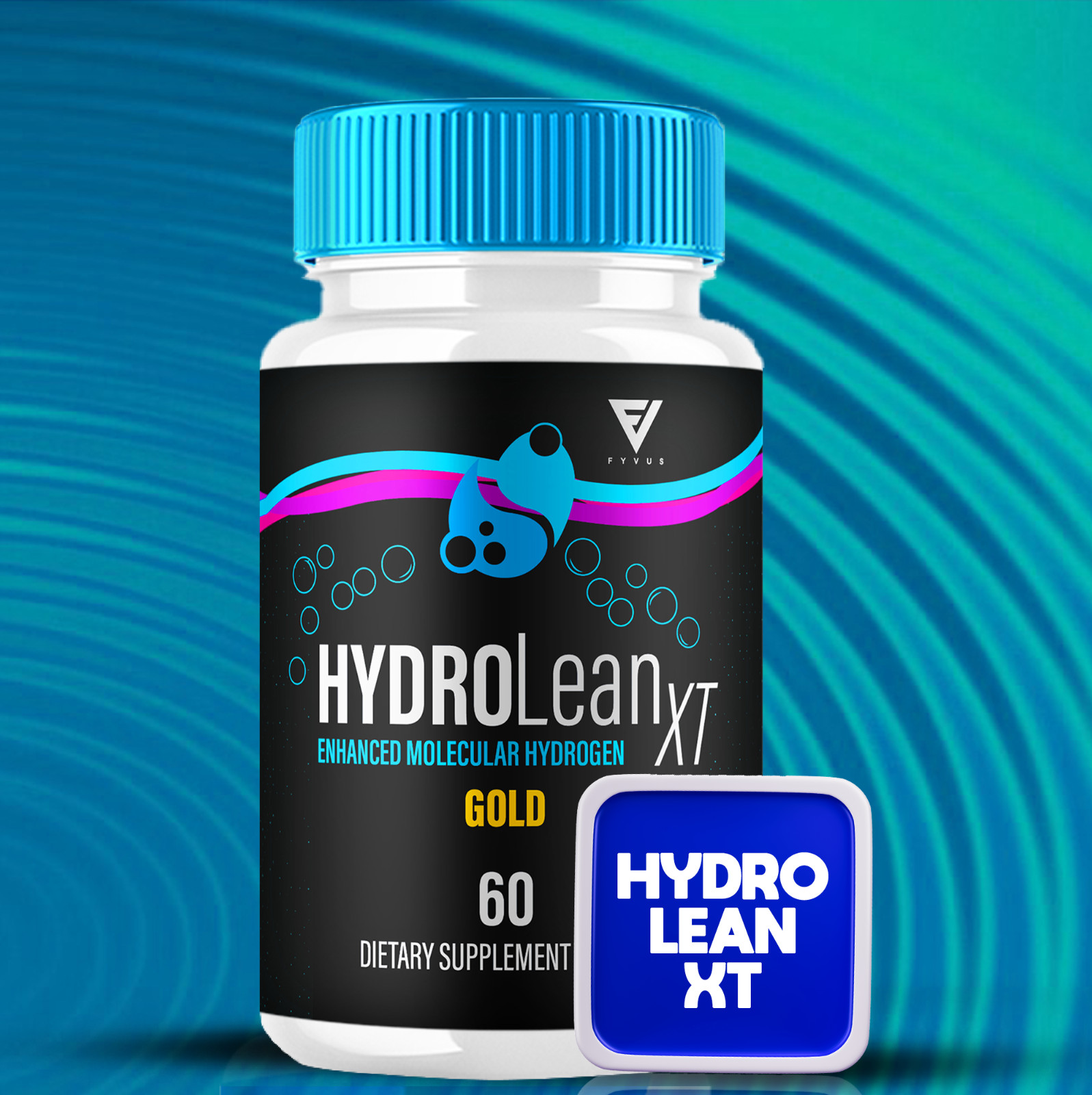 (2 Pack) HydroLean XT Gold Capsules, Hydro Lean XT Weight Loss (120 Capsules)
