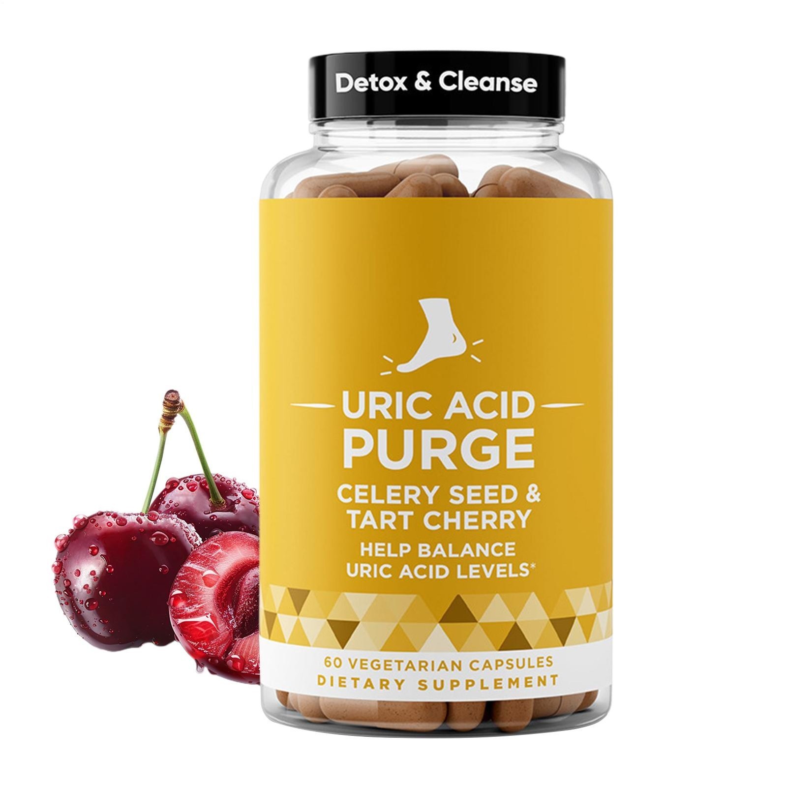 Purge Uric Acid Flush Detox Tart Cherry Joint Support Active Mobility Supplement