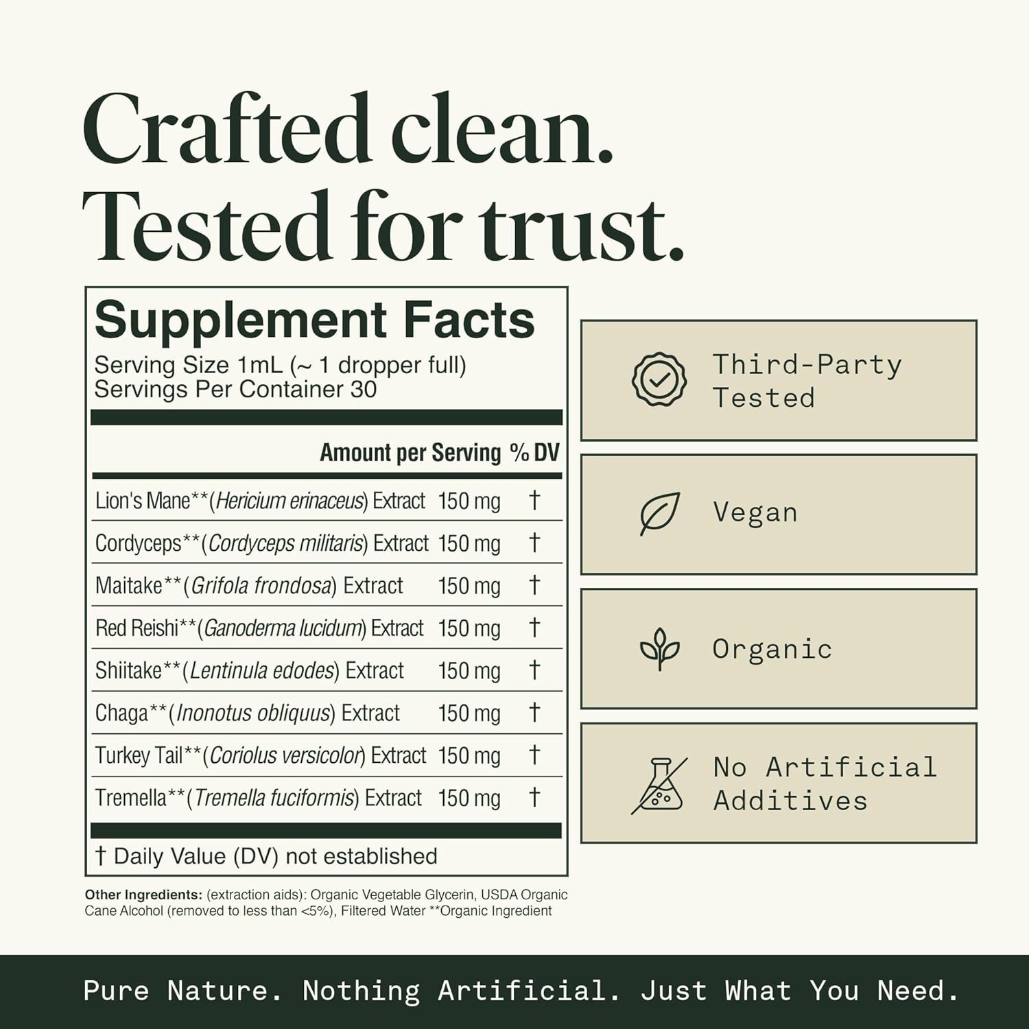 Fantastic Fungi Mushroom Extract – 8-in-1 Organic Complex Mushroom Supplement