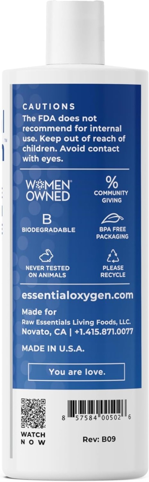Natural 16 Oz Hydrogen Peroxide Cleaner – Non-Toxic and Safe for All Uses