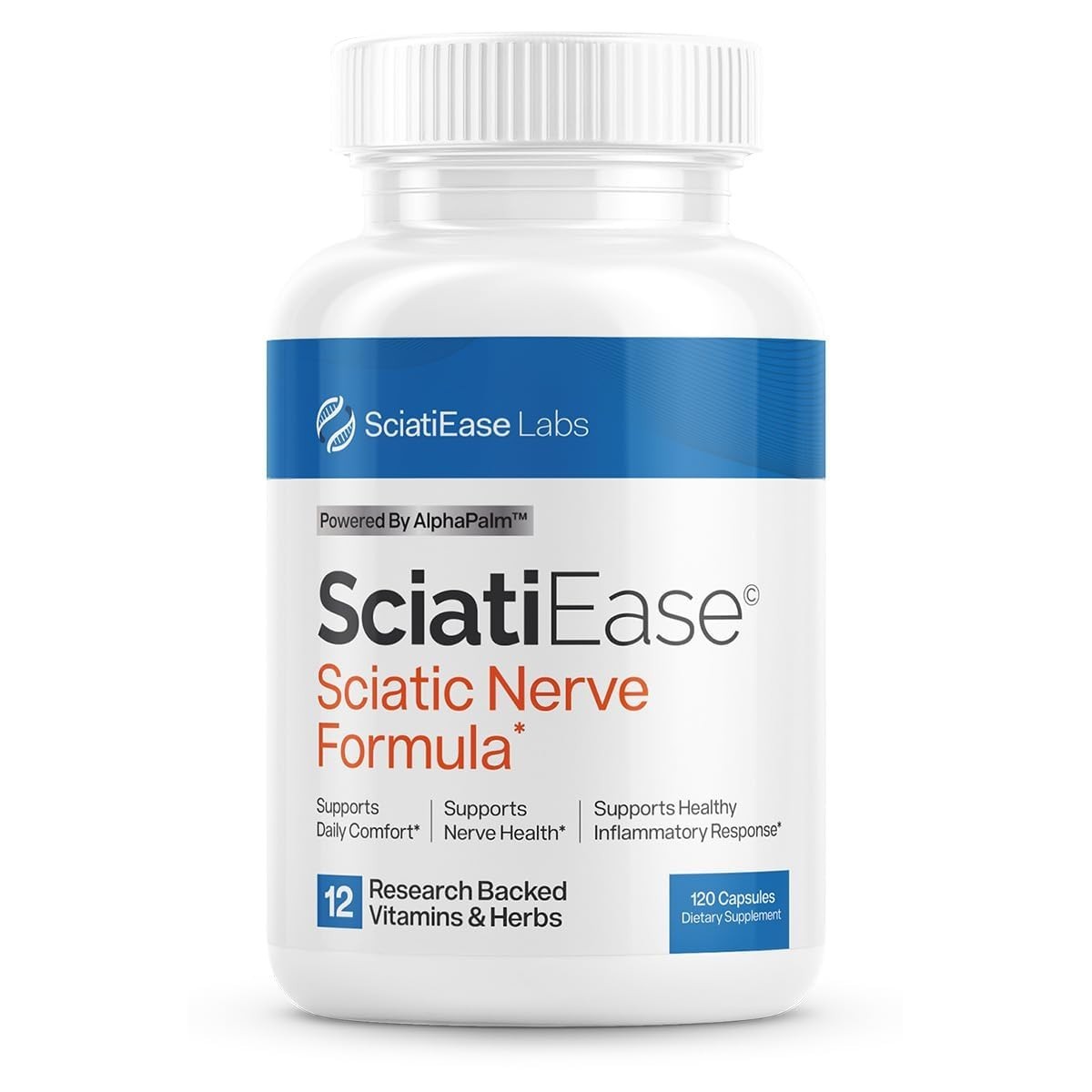 US SciatiEase Labs Sciati Ease Sciatic Nerve Formula 300mg – 120 Capsules