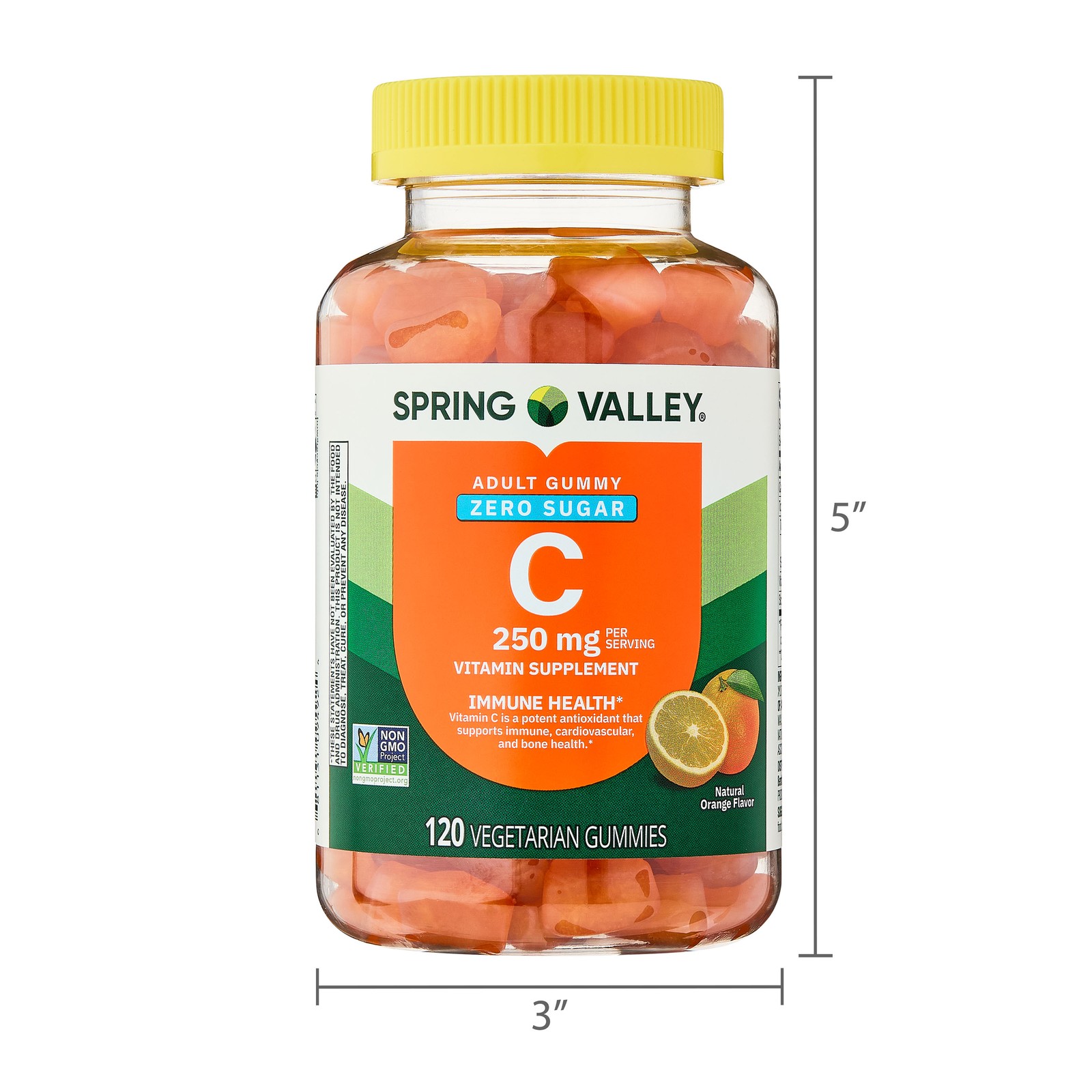Spring Valley Zero Sugar Vitamin C Dietary Supplement Vegetarian Gummies for …