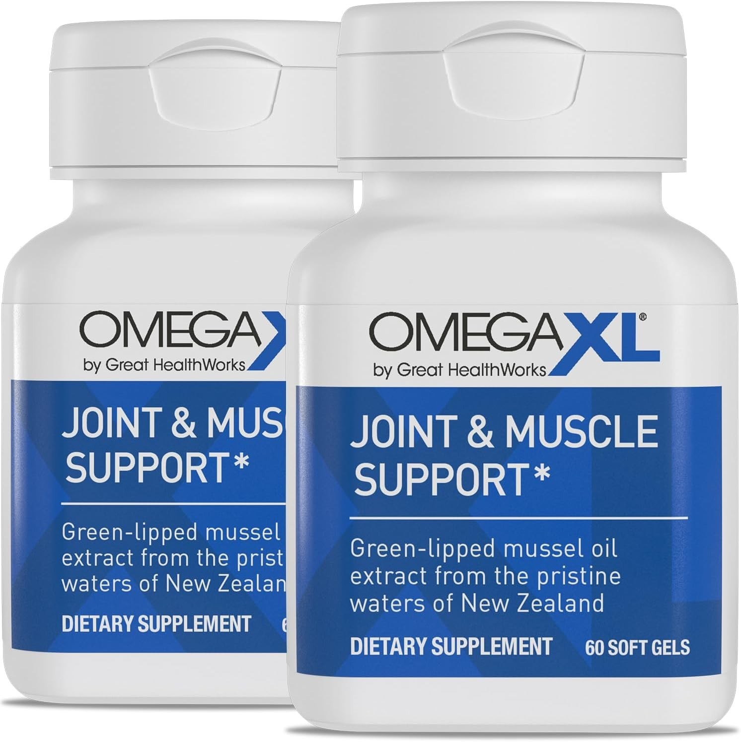 LOT OF 2 Omga- XL 60ct (120) Joint And Muscle Support (Shop Now – Ends Tonight)