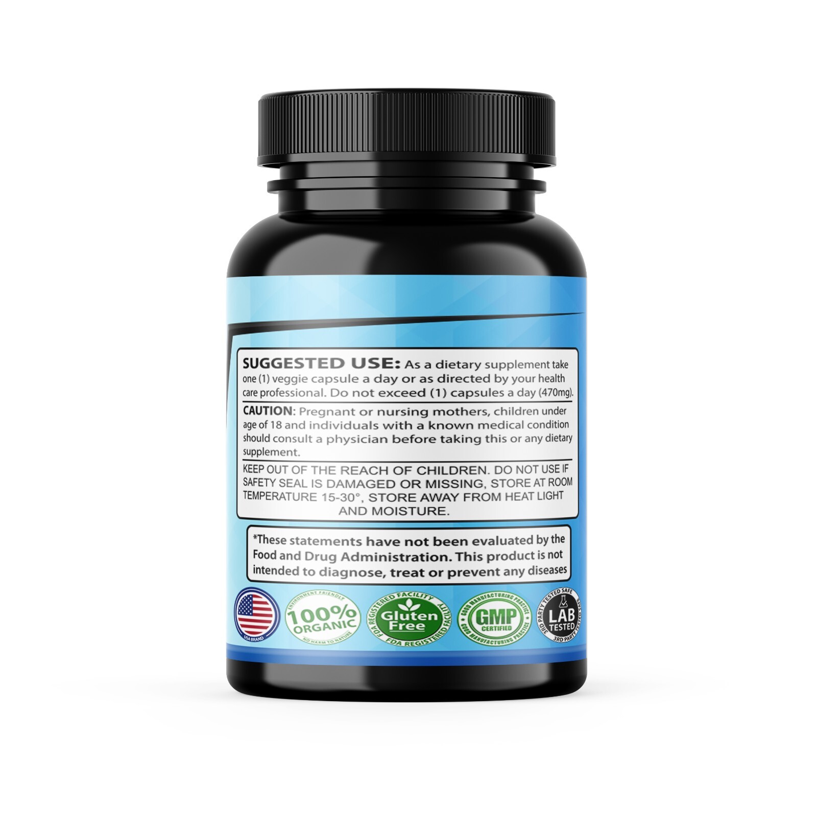 Magnesium Complex 470mg with Malate, Citrate, Glycinate – High Absorption