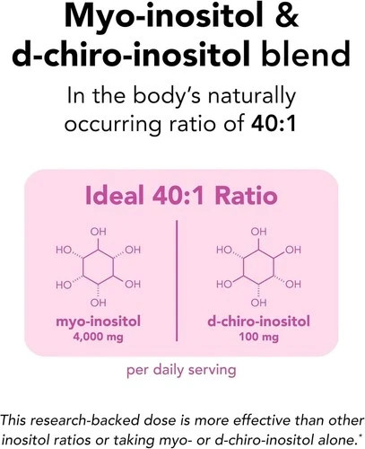 Ovasitol Inositol Powder – 90-Day Supply-Myo-Inositol & D-Chiro Inositol 14.12oz