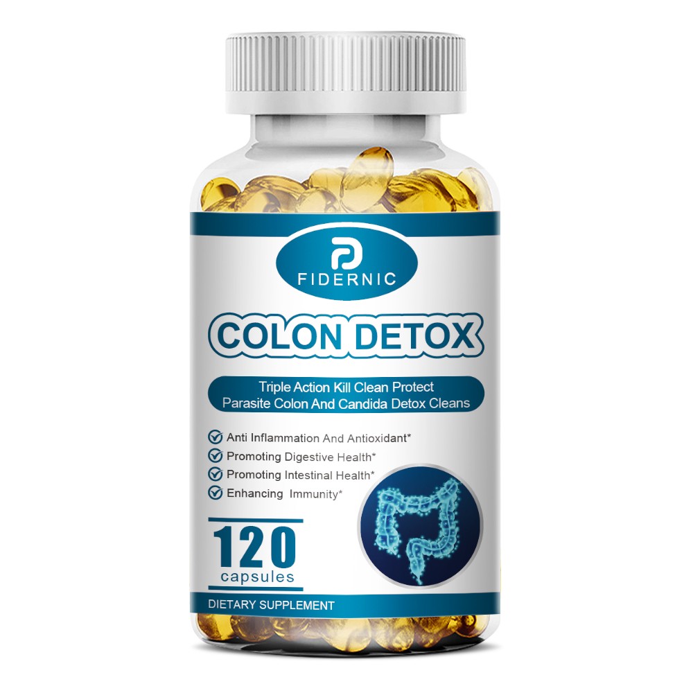 Parasite Detox Cleanse Candida Support Colon Health 120 Caps Natural Formula