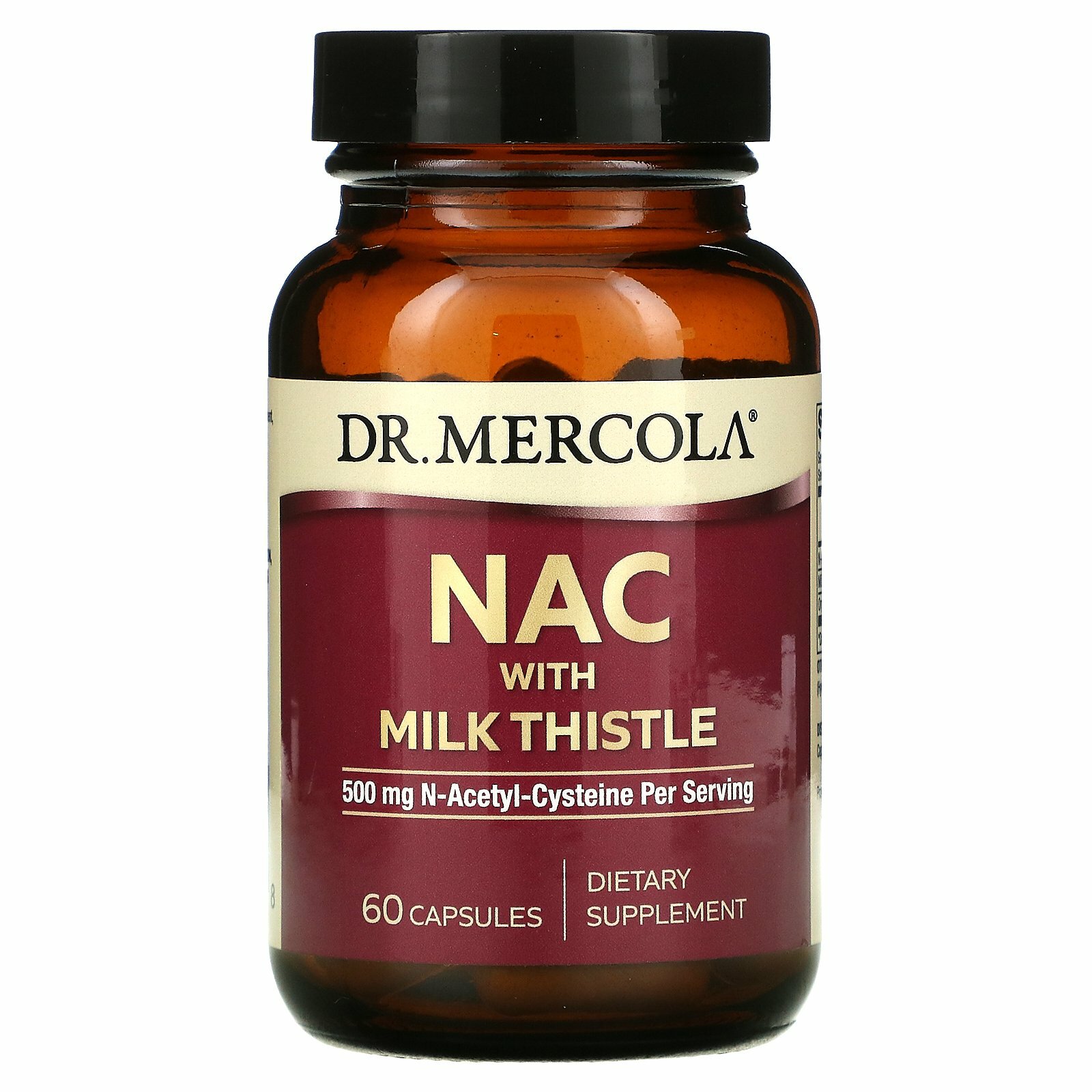 Dr Mercola NAC with Milk Thistle 60 caps