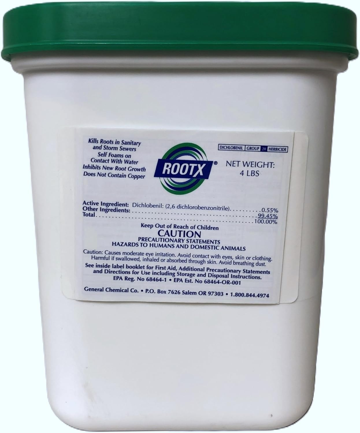 Root Control Solution for Septic Systems – 4 lb Jar, 100′ Coverage