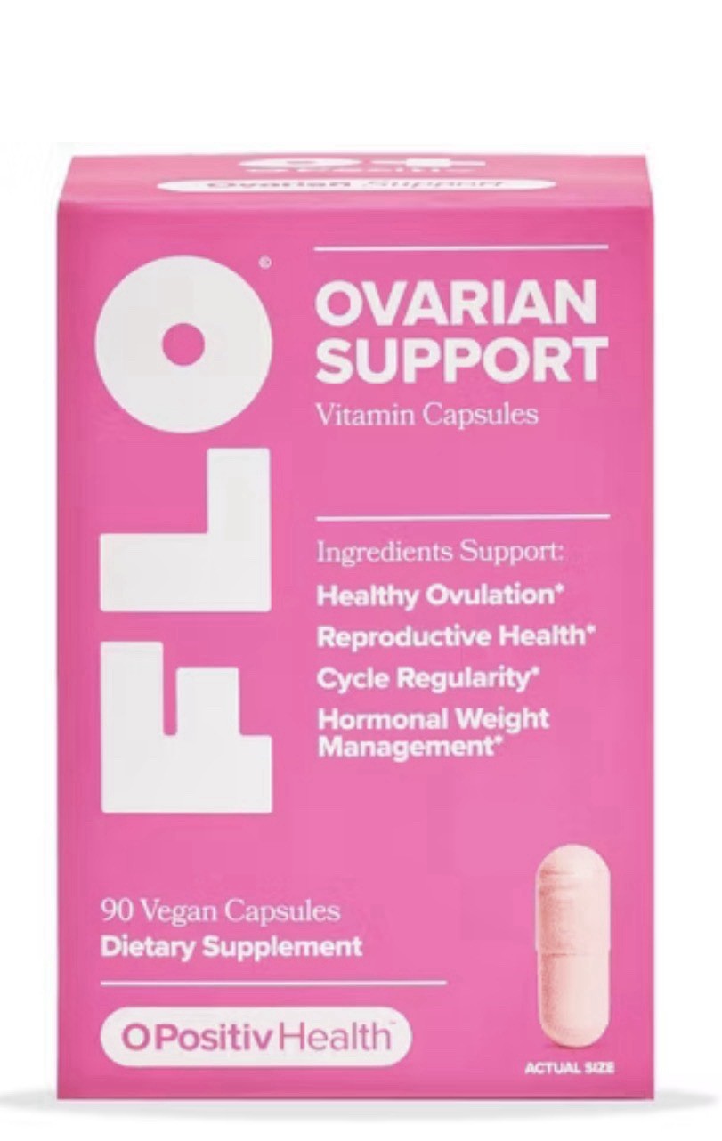 O Positiv FLO Ovarian Support Vegan Capsules – 90ct EXP 06/29/2026
