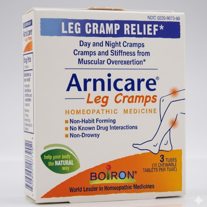 Boiron Arnicare Leg Cramps 33 Tabs Each (Pack of 3)