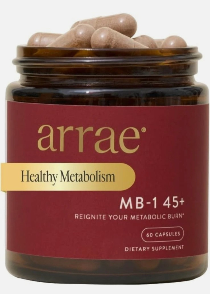 Arrae MB-1 45+ Natural Dietary Supplement | Metabolism & Energy Support | 60 Cap