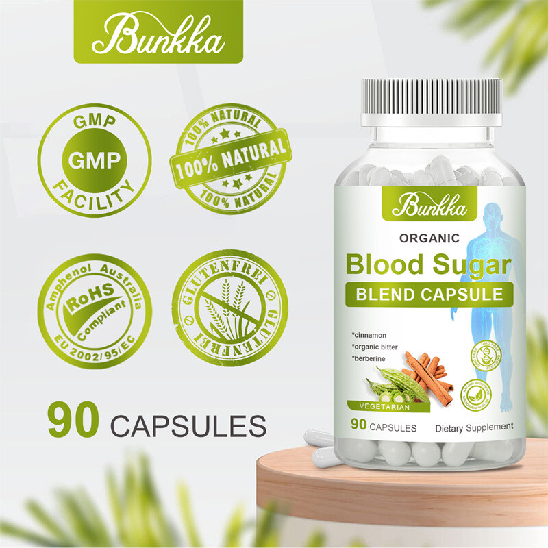 180 Caps Blood Sugar Support Supplement 800mg Berberine Cinnamon Complex
