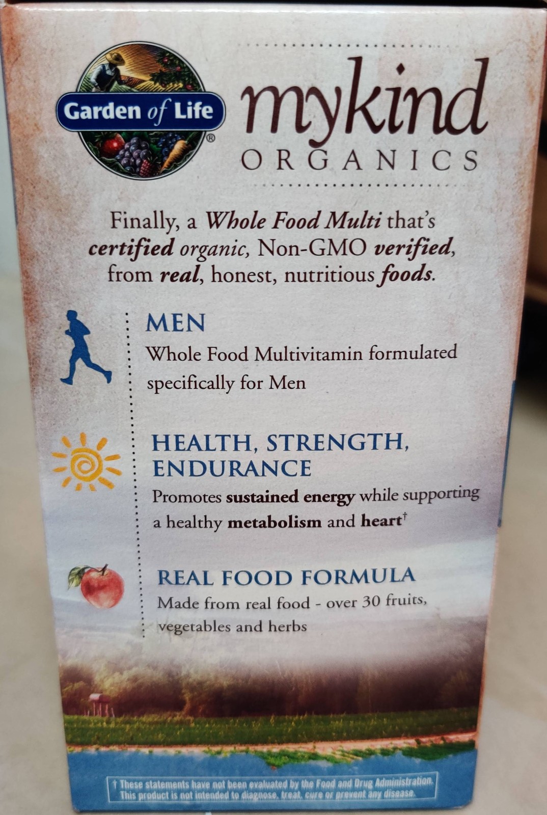 Garden of Life Mykind Organics Men’s Multi – 120 Vegan Tablets – EXP 04/28 – NEW