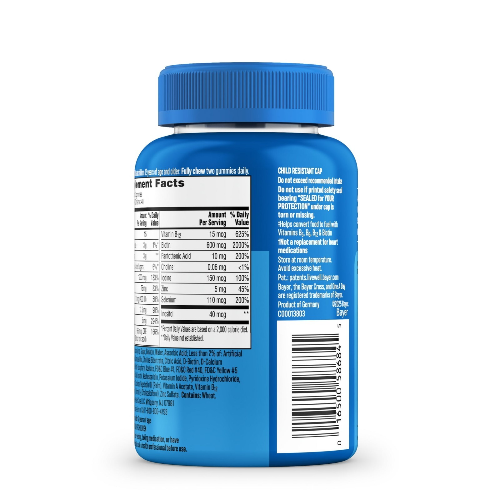 One A Day MEN’S VitaCraves 80 GUMMIES MULTIVITAMIN / MINERAL SUPPLEMENT Adult