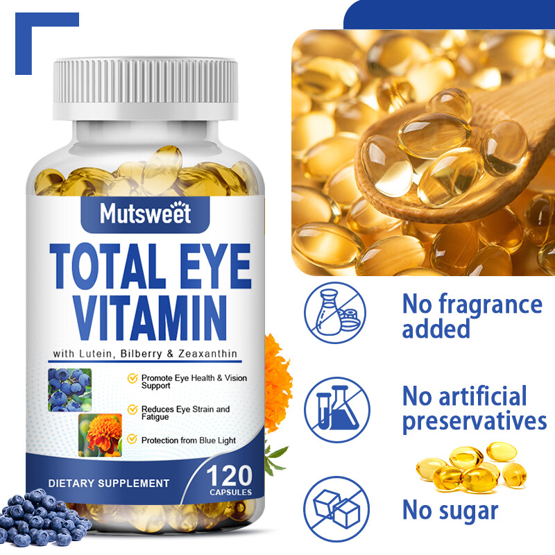 Eye Vitamins with Lutein and Zeaxanthin – Premium Eye Protection Formula 120Caps