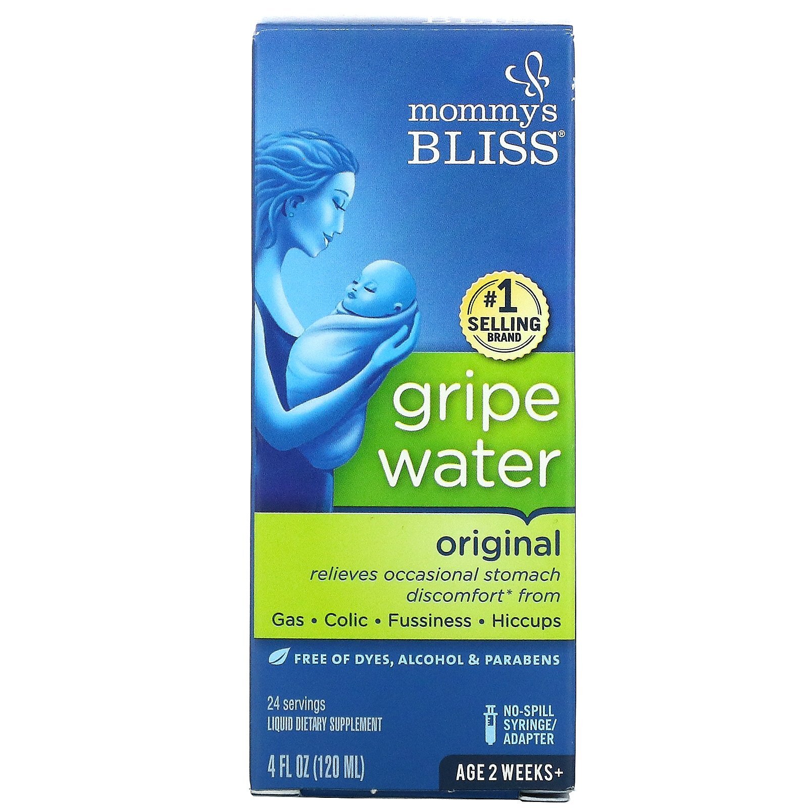 Mommy s Bliss Gripe Water Original 4 fl oz 120 ml Alcohol-Free, All-Natural,