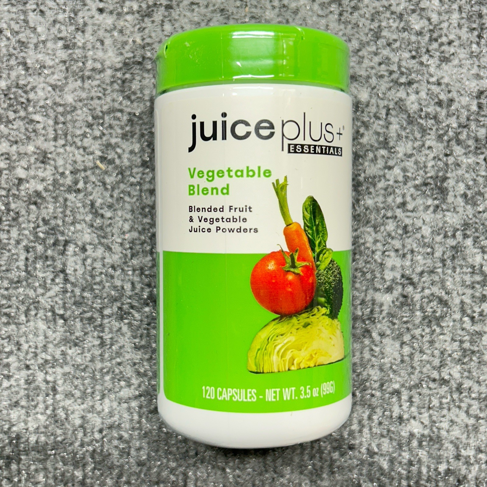 Exp 09/2026 Juice Plus+ Essentials Vegetable Blend 120 Capsules Fruit Powders