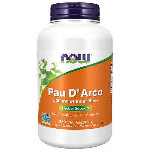 Pau D’ Arco 500 mg 250 Caps By Now Foods