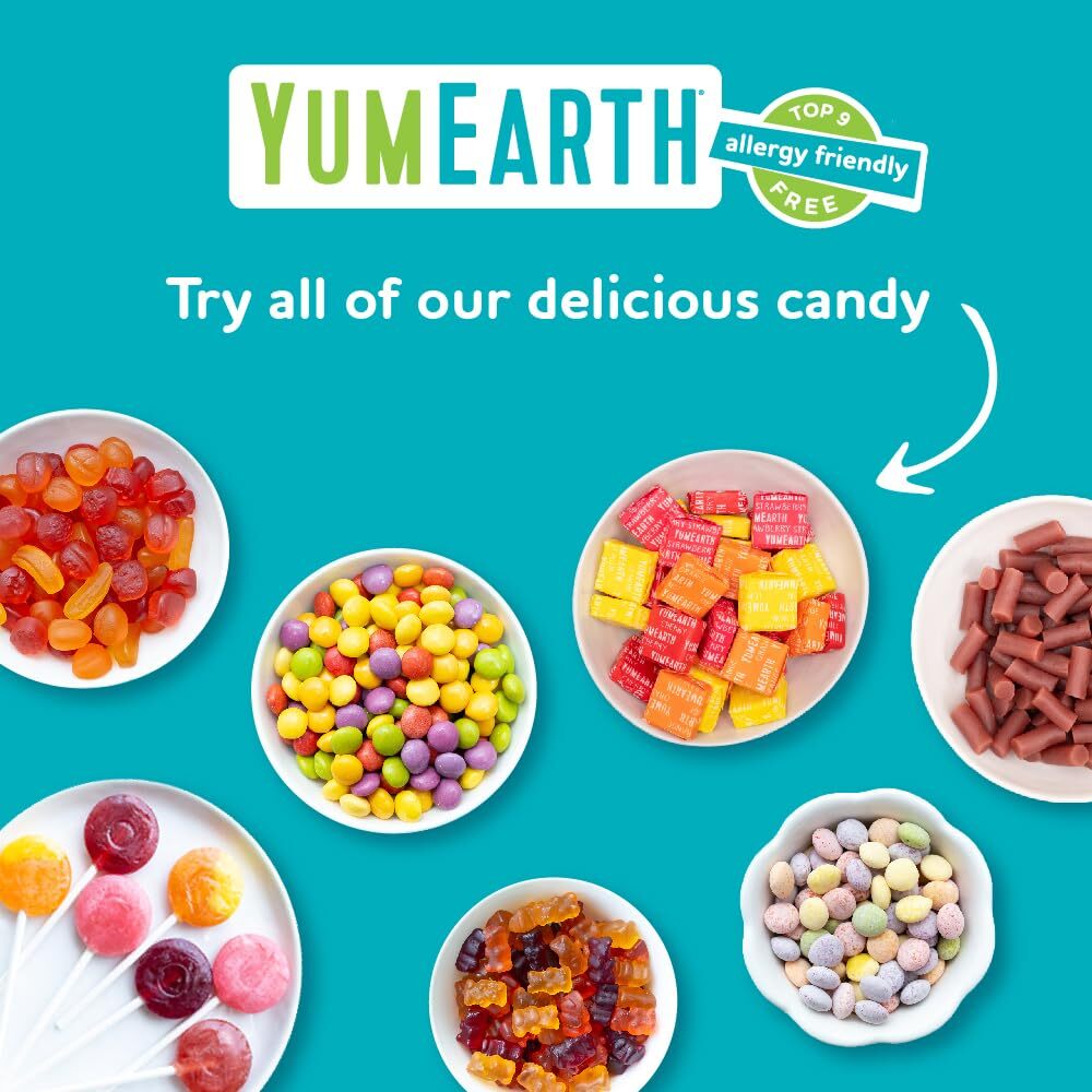 YumEarth Giggles Multicolor Fruit Snack Pack 15 Organic Vegan Allergy Free