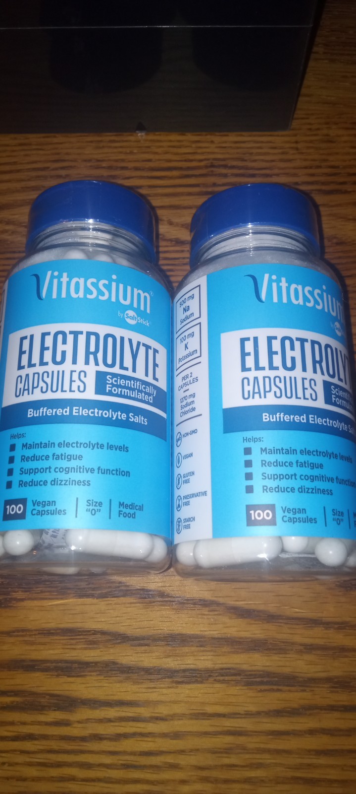 Vitassium Electrolyte Capsules 100 Ct Exp 5/2027 2pk