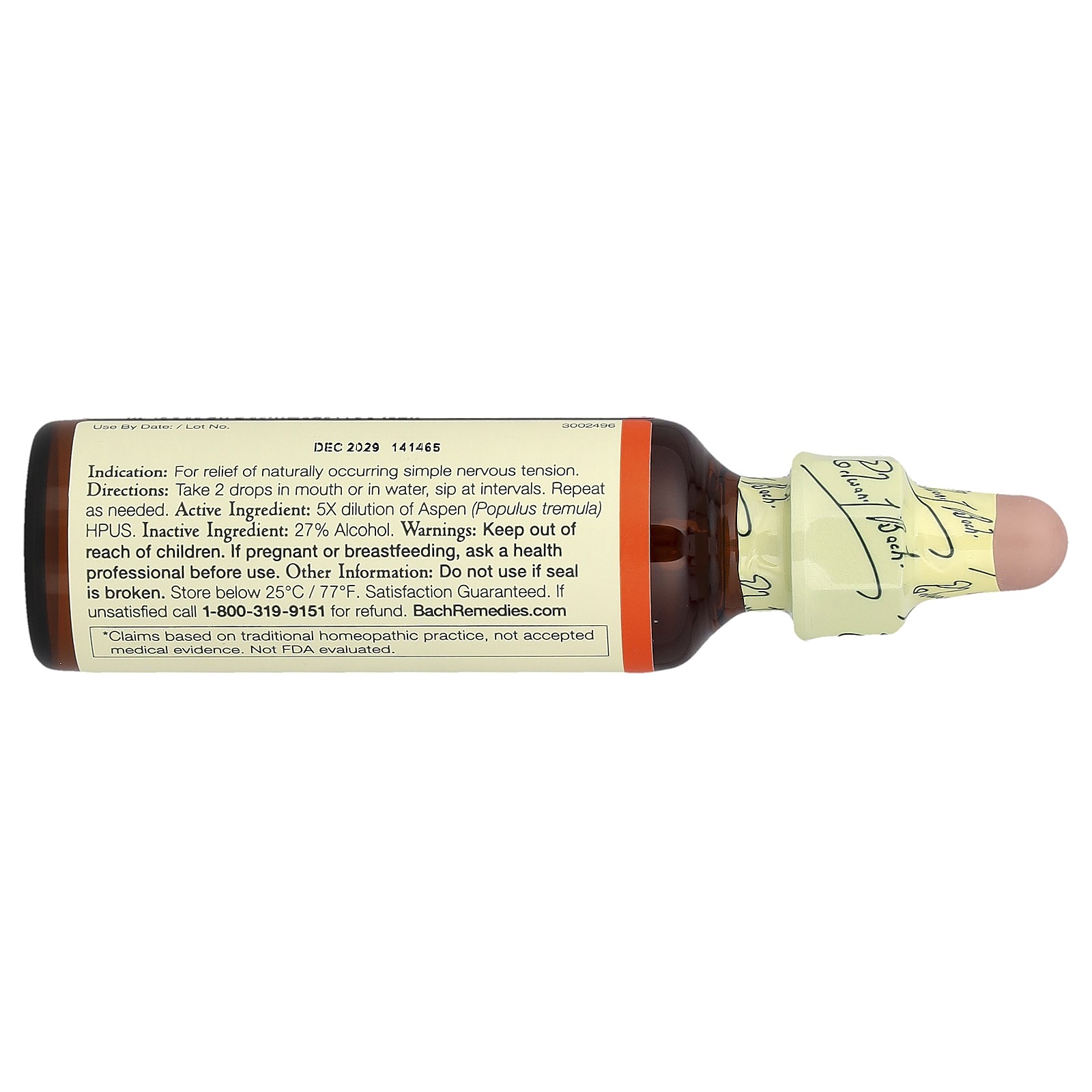 Original Flower Remedies, Aspen, 0.7 fl oz (20 ml)